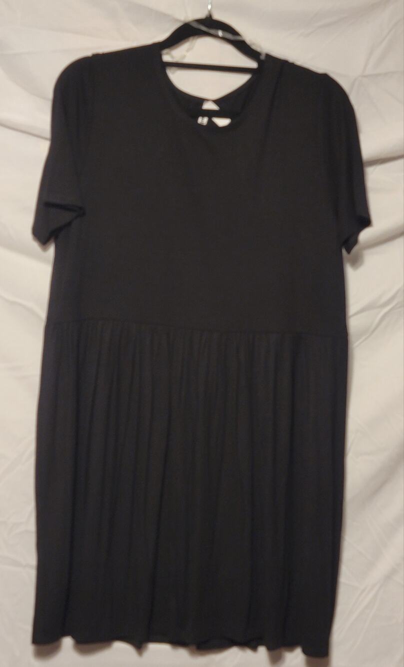 Azules Baby Doll Black Dress Sz S
